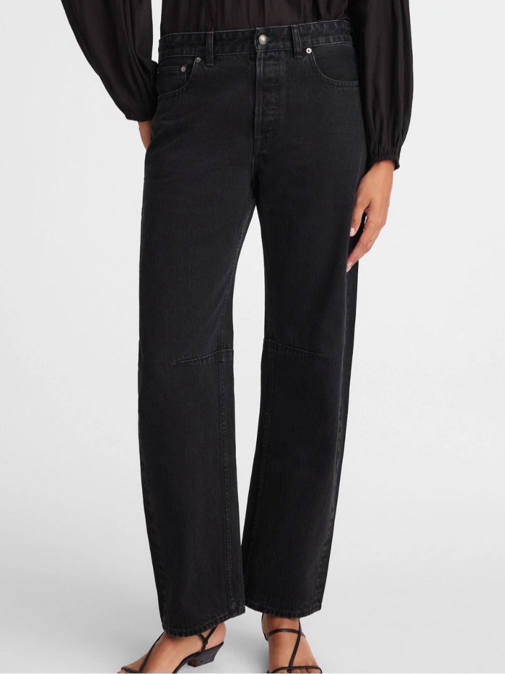 Madewell Darted Barrell Jean